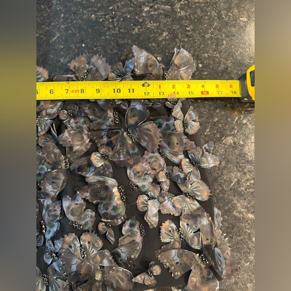 Cynthia Rowley Ombré Butterflies Organza Miniskirt Small NWT - Picture 9 of 11